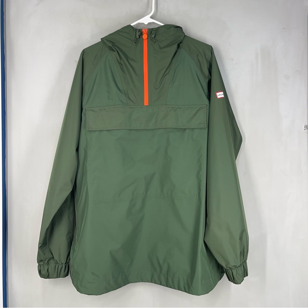 Hunter for Target Green 1/4 Zip Pullover Raincoat Jacket Windbreaker Mens Medium